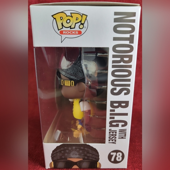 Notorious b.i.g funko (with jersey) # 78 (nib) With pop protector - Picture 5 of 7